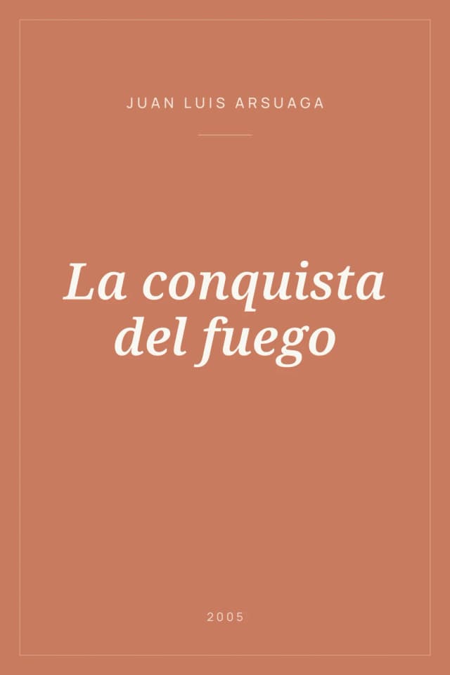 Portada de La conquista del fuego