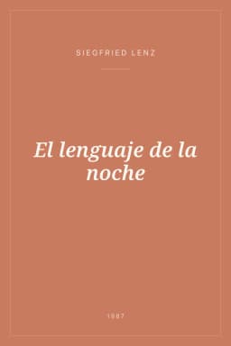 Portada de El lenguaje de la noche