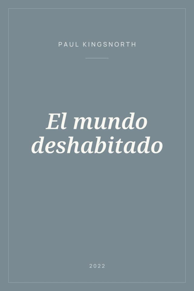 Portada de El mundo deshabitado