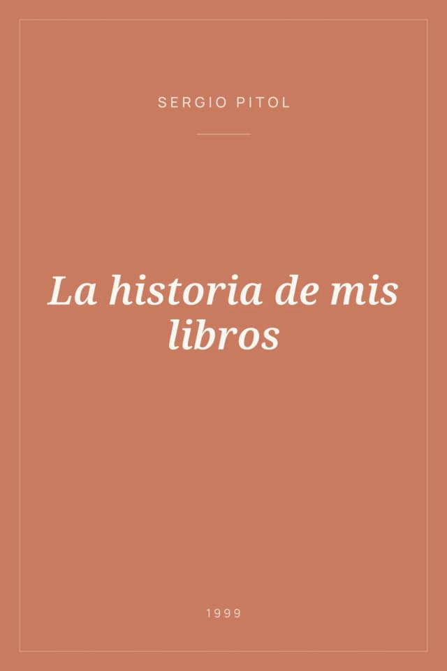 Portada de La historia de mis libros