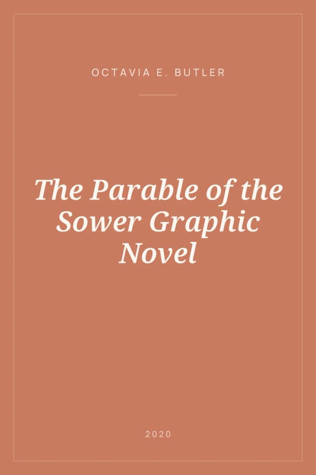 Portada de The Parable of the Sower Graphic Novel
