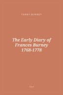 Portada de The Early Diary of Frances Burney 1768-1778