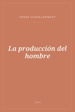 Portada de La producción del hombre