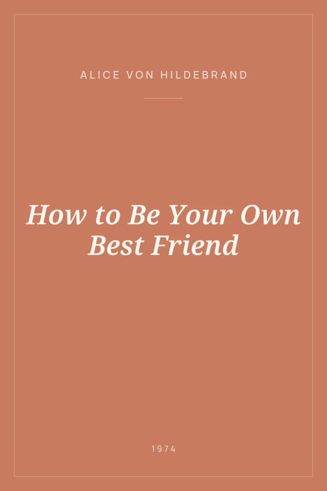 Portada de How to Be Your Own Best Friend