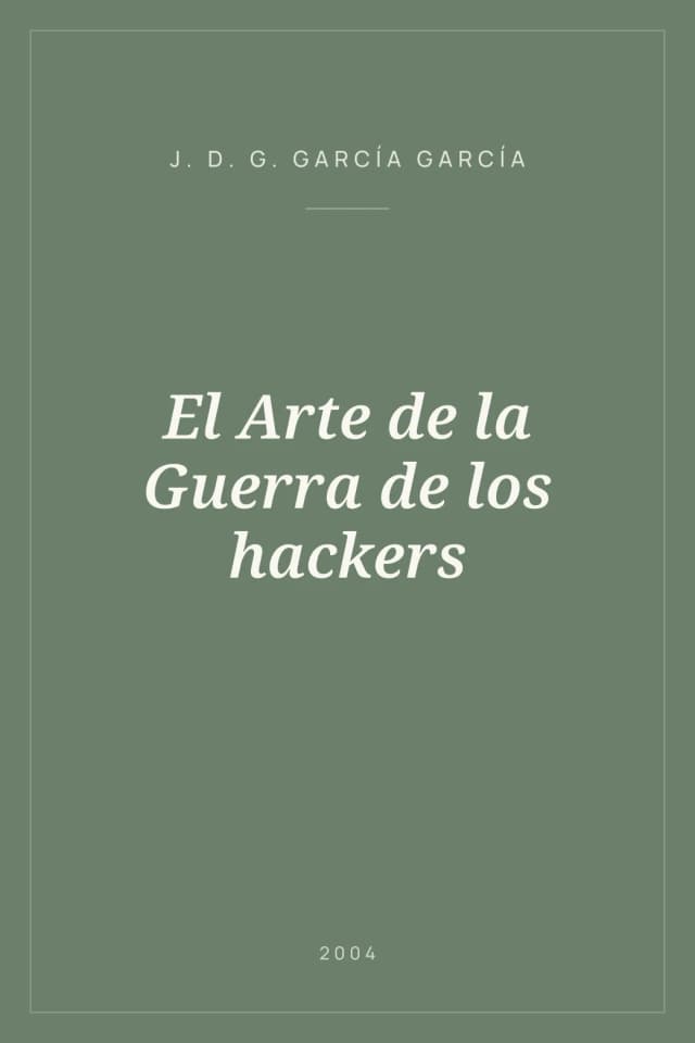 Portada de El Arte de la Guerra de los hackers