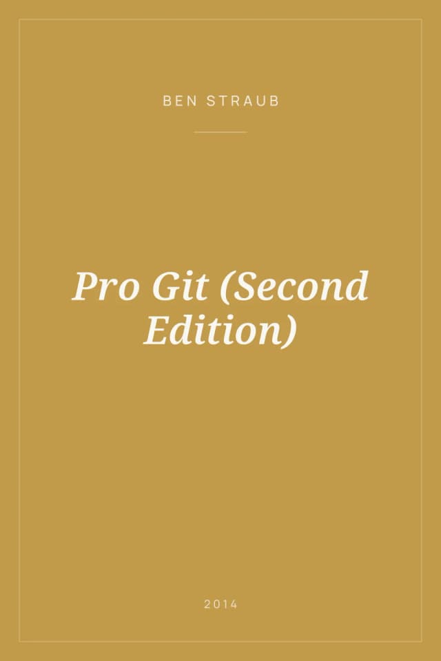 Portada de Pro Git (Second Edition)