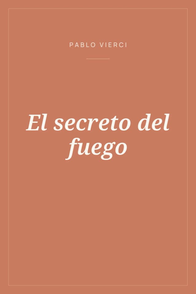 Portada de El secreto del fuego