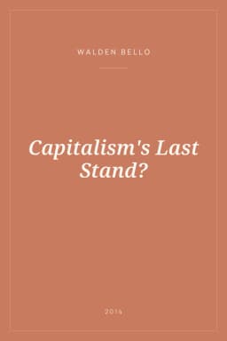Portada de Capitalism's Last Stand?