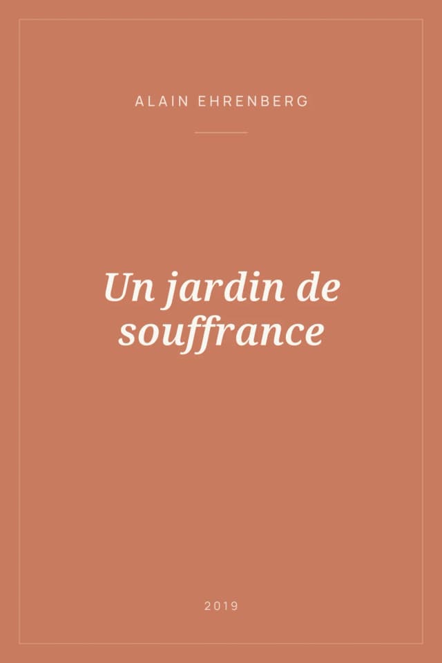 Portada de Un jardin de souffrance