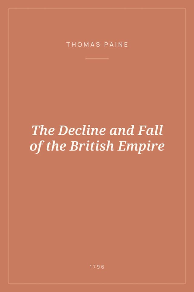 Portada de The Decline and Fall of the British Empire