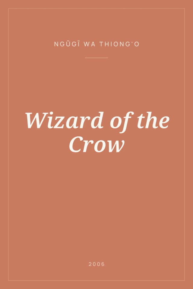 Portada de Wizard of the Crow
