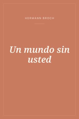 Portada de Un mundo sin usted