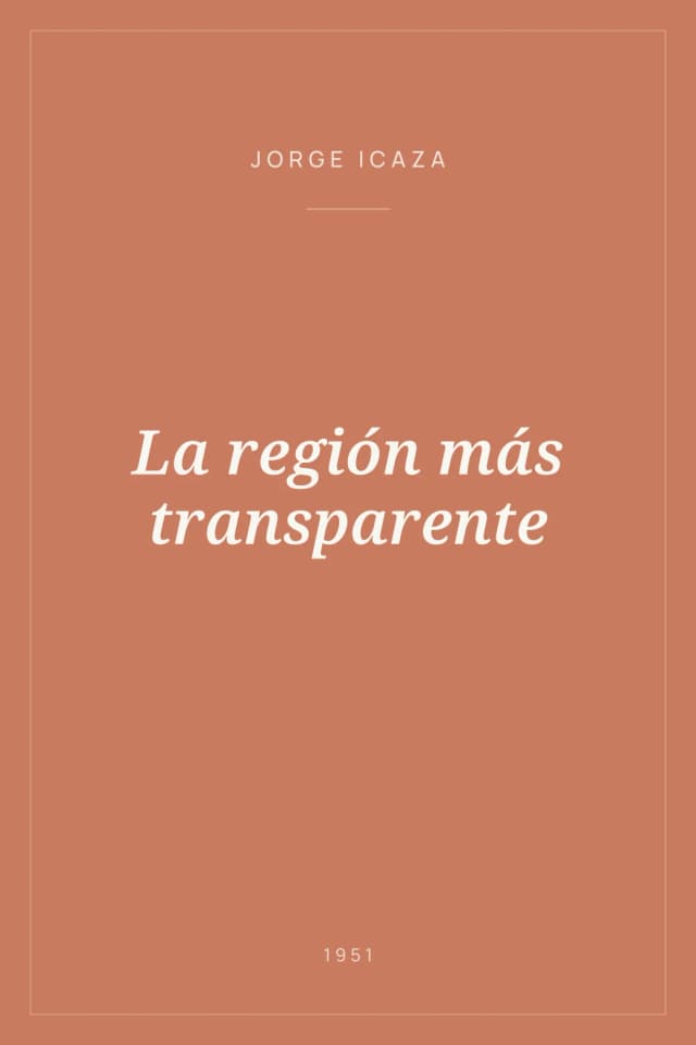 Portada de La región más transparente