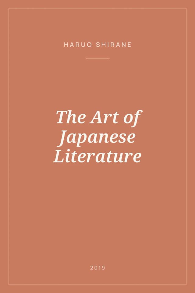 Portada de The Art of Japanese Literature