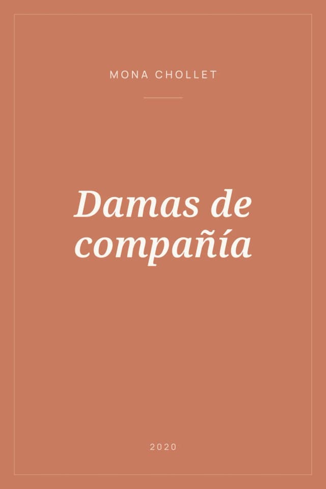 Portada de Damas de compañía