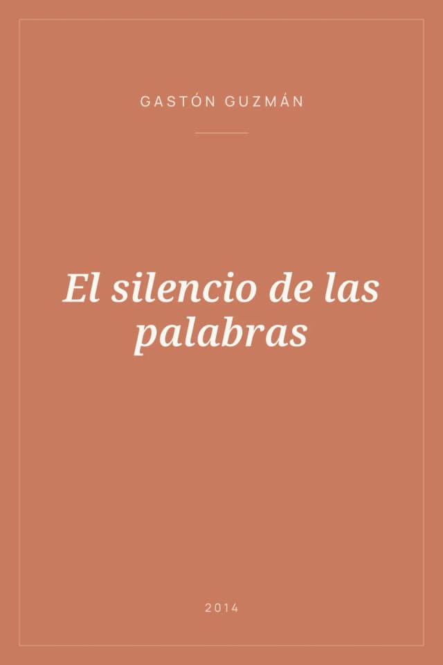Portada de El silencio de las palabras
