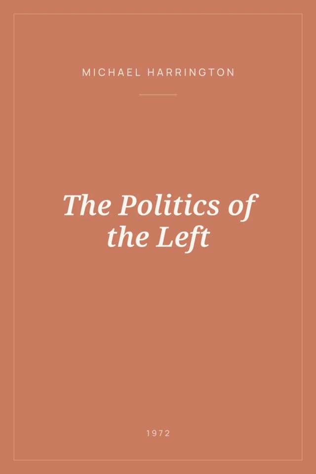 Portada de The Politics of the Left