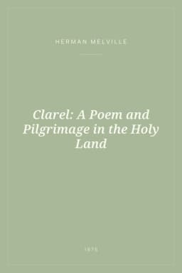 Portada de Clarel: A Poem and Pilgrimage in the Holy Land