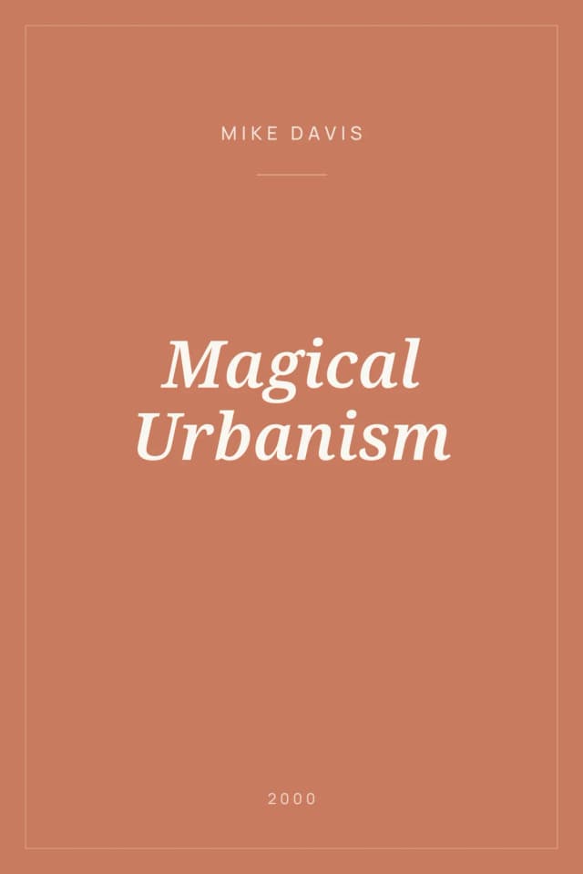 Portada de Magical Urbanism