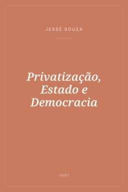 Portada de Privatização, Estado e Democracia