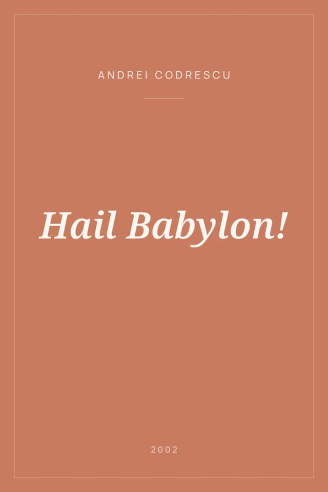 Portada de Hail Babylon!