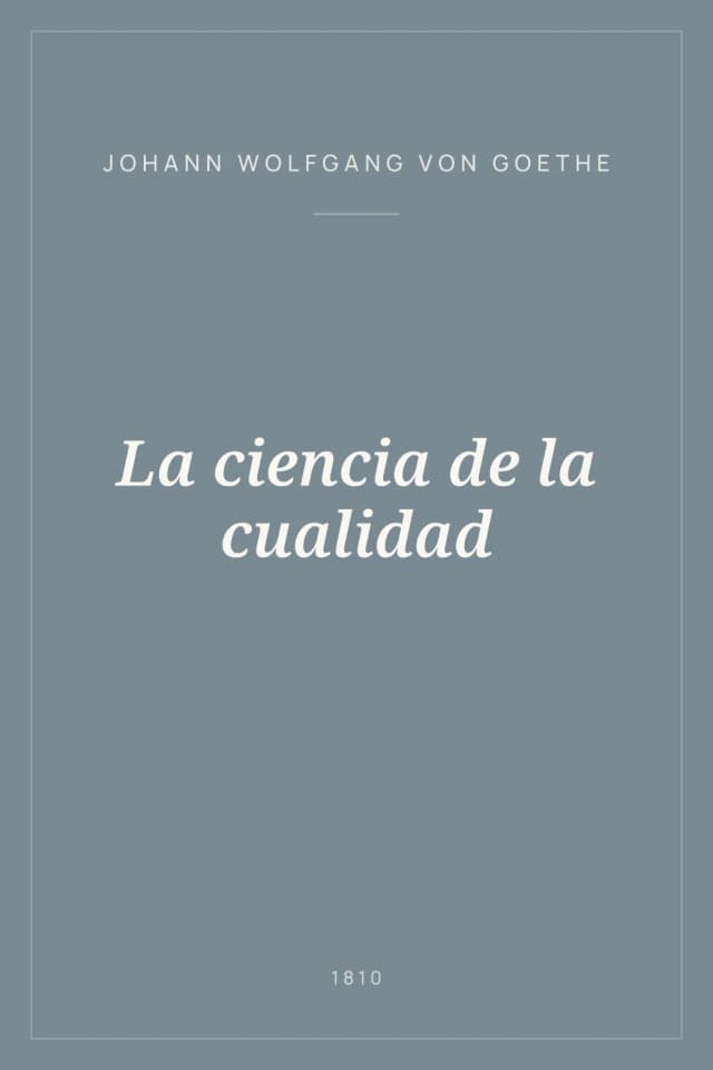 Portada de La ciencia de la cualidad