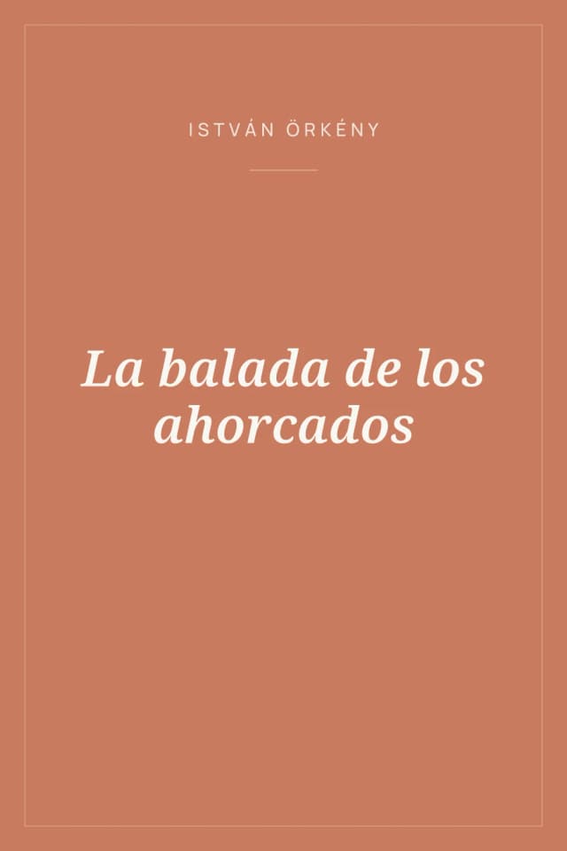 Portada de La balada de los ahorcados