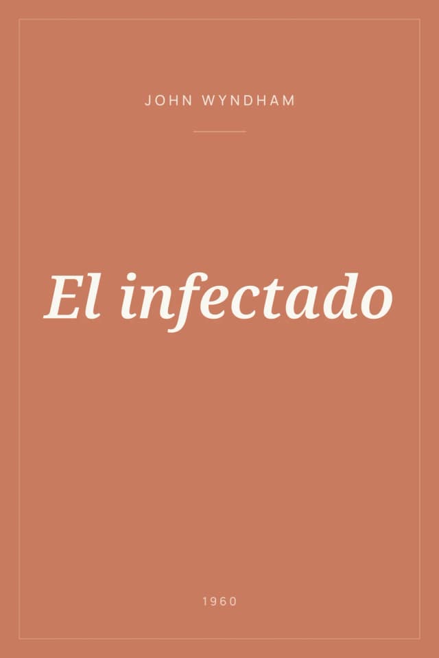 Portada de El infectado