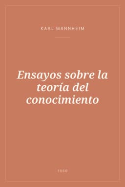 Portada de Ensayos sobre la teoría del conocimiento