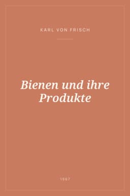 Portada de Bienen und ihre Produkte