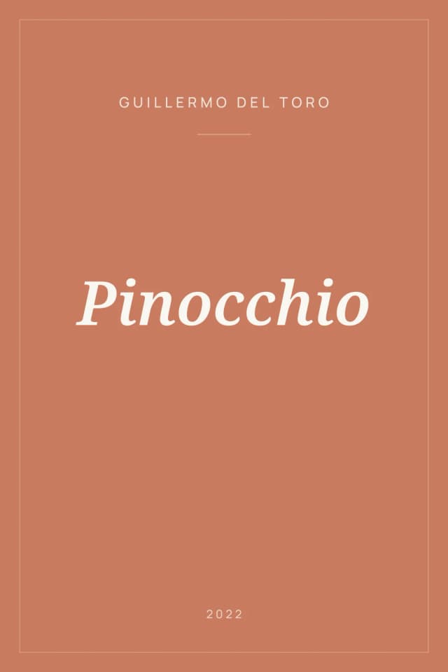 Portada de Pinocchio