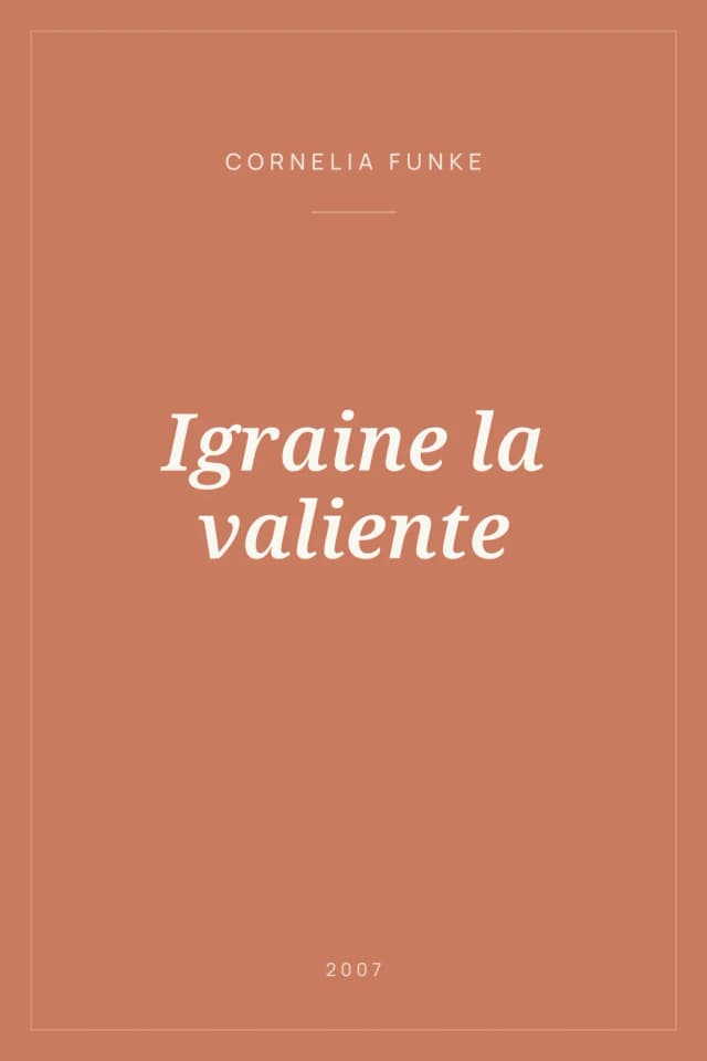 Portada de Igraine la valiente