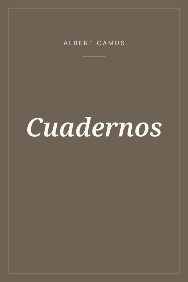 Portada de Cuadernos