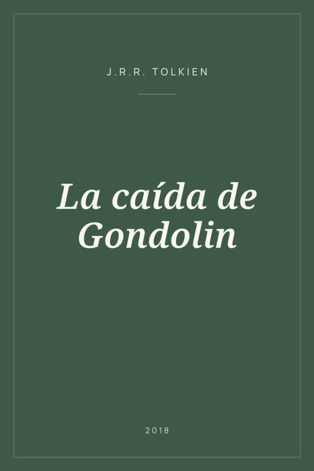 Portada de La caída de Gondolin