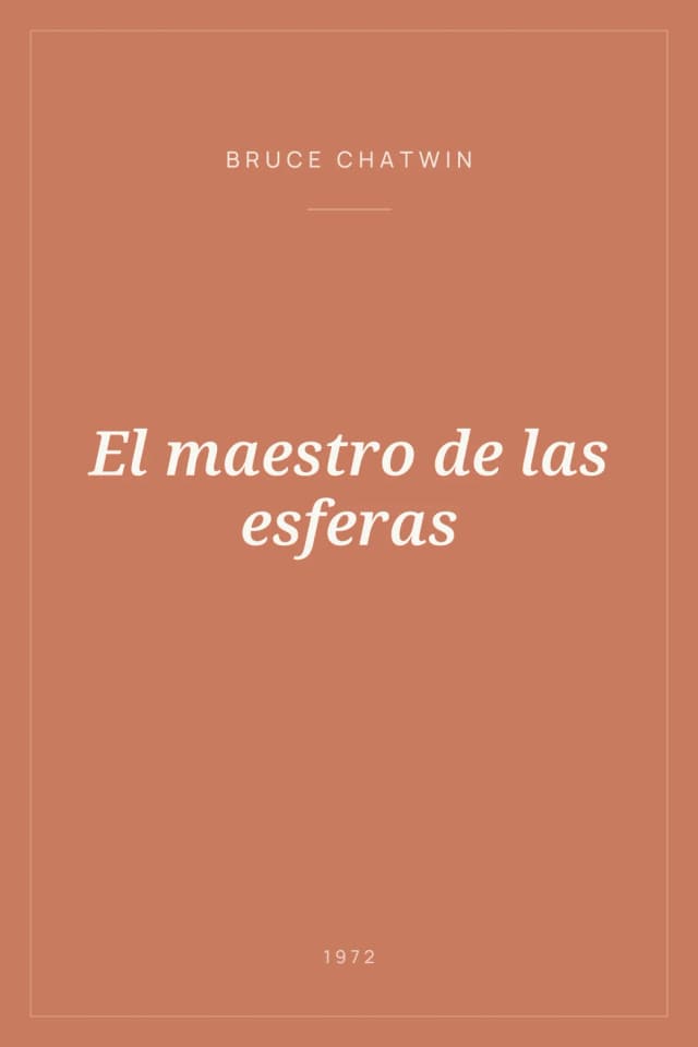 Portada de El maestro de las esferas