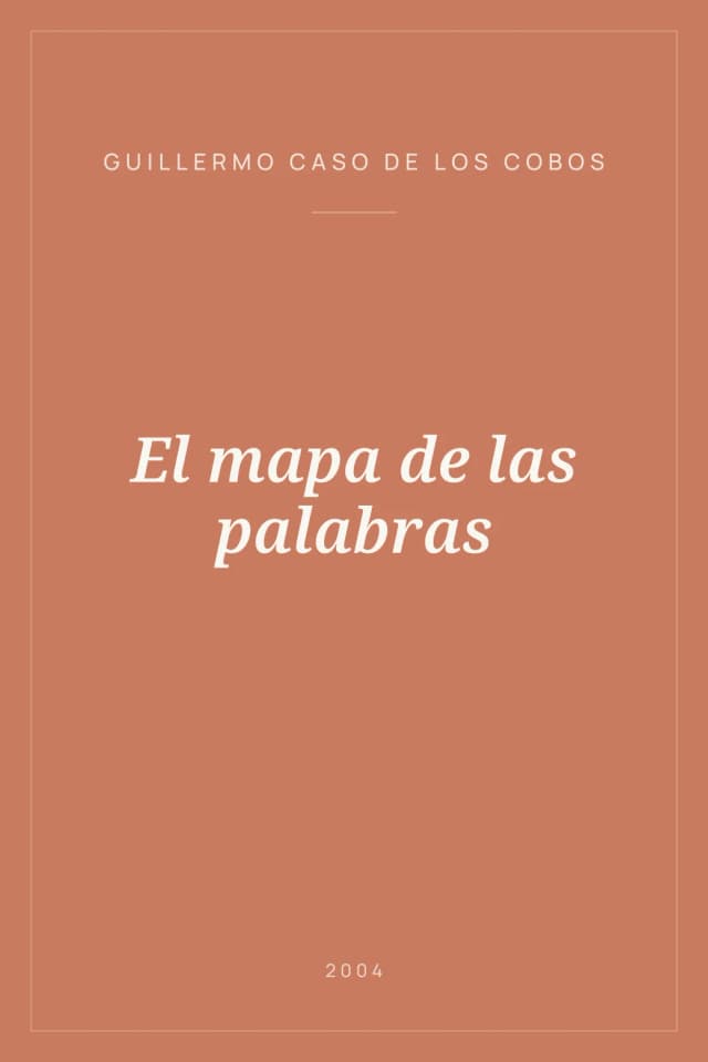 Portada de El mapa de las palabras