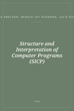 Portada de Structure and Interpretation of Computer Programs (SICP)