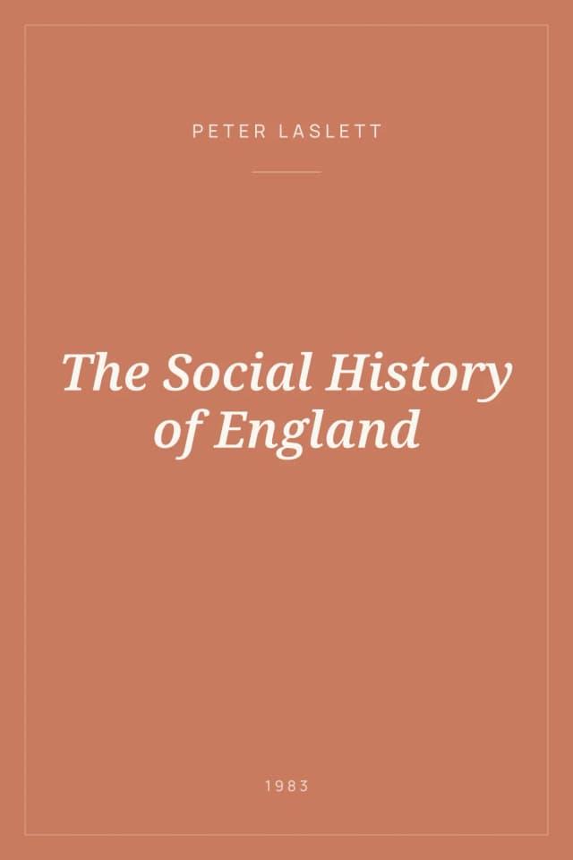 Portada de The Social History of England
