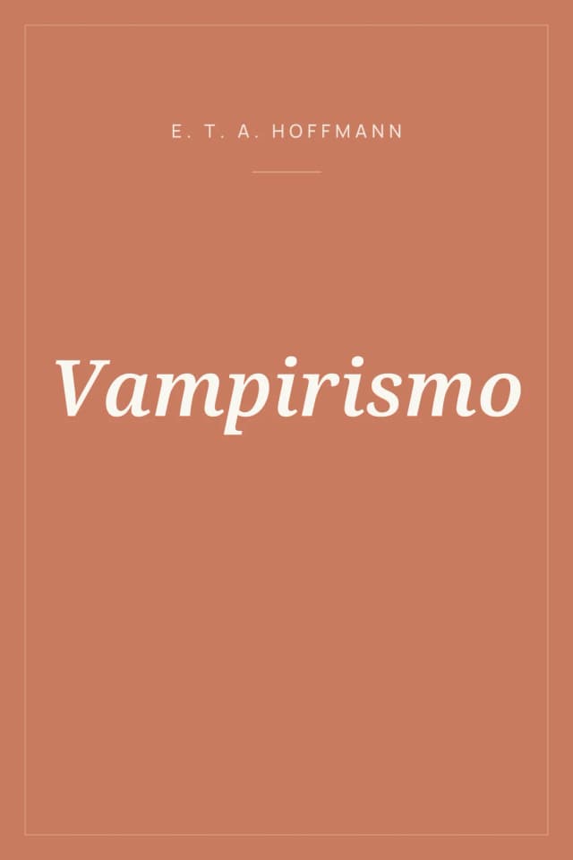 Portada de Vampirismo