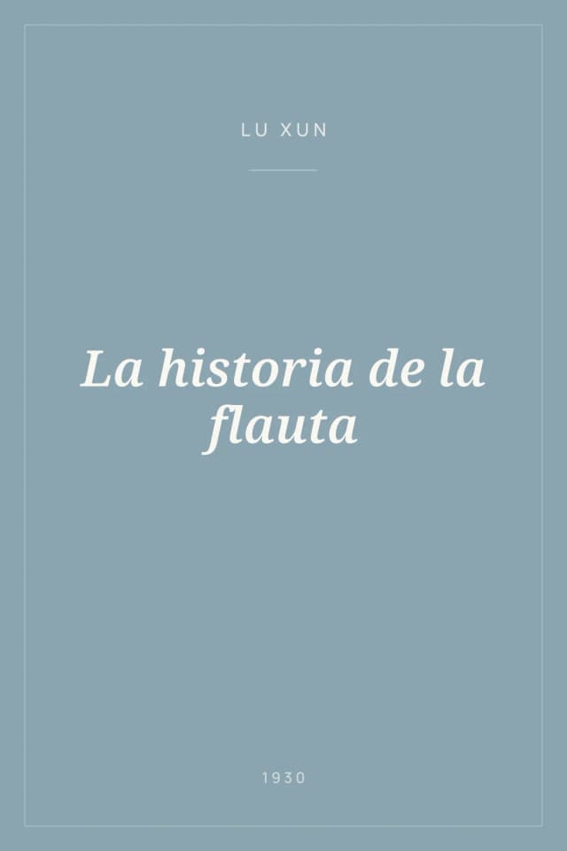 Portada de La historia de la flauta