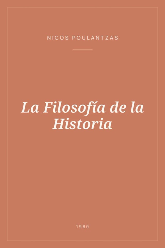 Portada de La Filosofía de la Historia