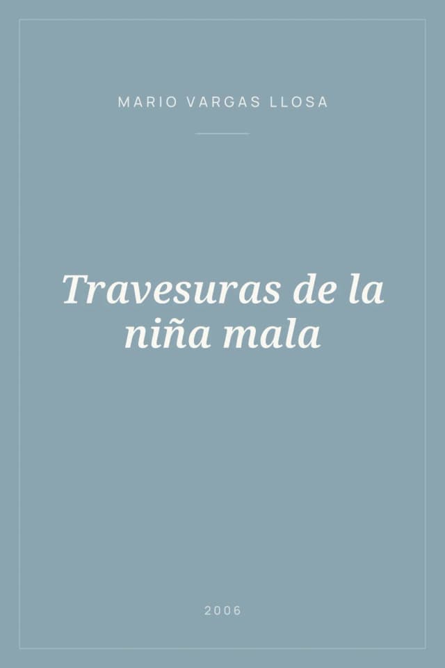Portada de Travesuras de la niña mala
