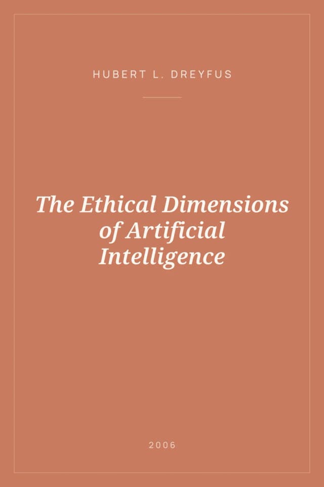 Portada de The Ethical Dimensions of Artificial Intelligence