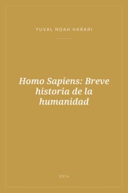 Portada de Homo Sapiens: Breve historia de la humanidad