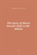 Portada de The Story of Marie Powell: Wife to Mr. Milton