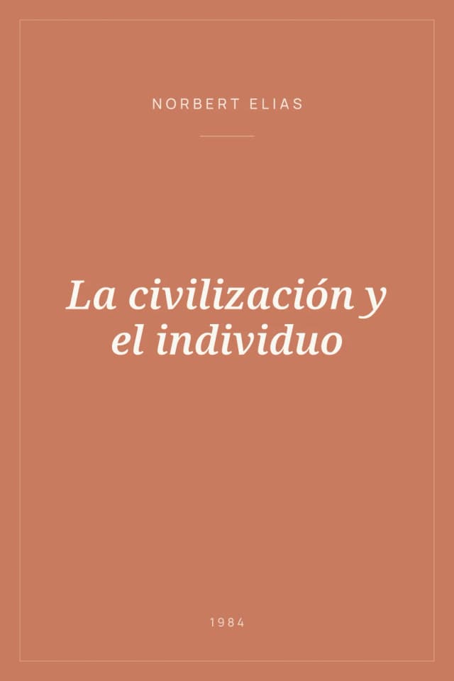 Portada de La civilización y el individuo