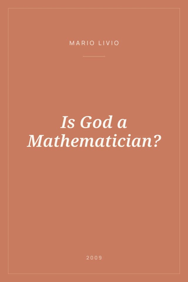Portada de Is God a Mathematician?