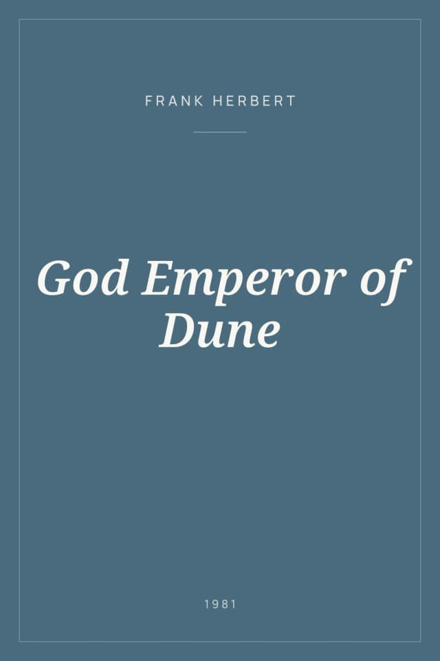 Portada de God Emperor of Dune