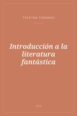 Portada de Introducción a la literatura fantástica