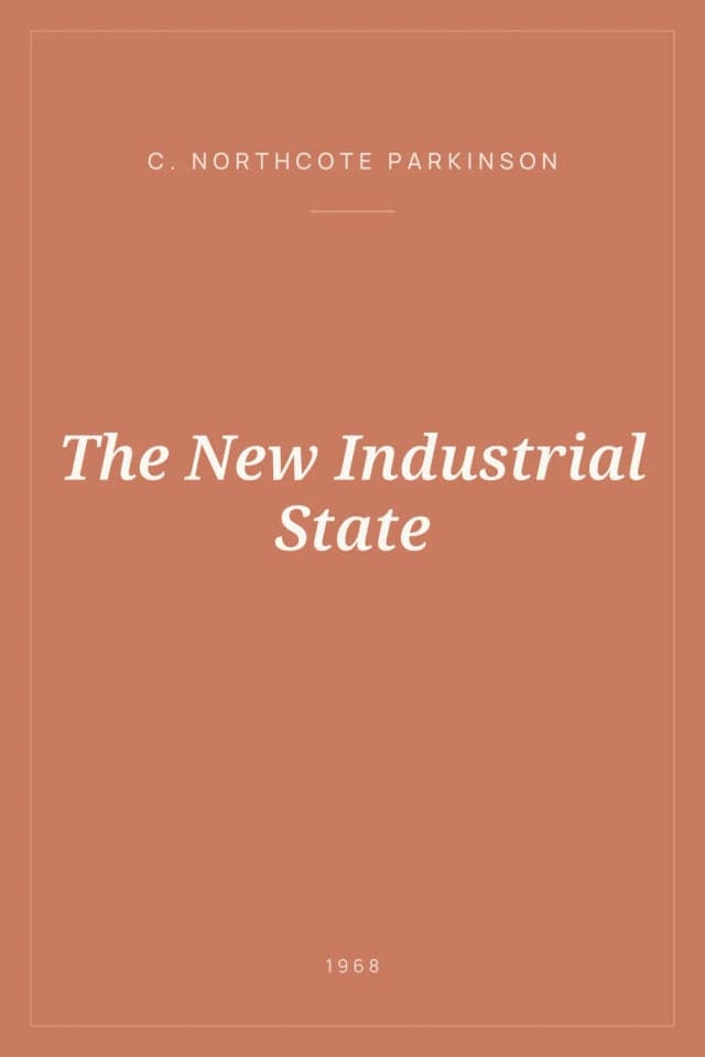 Portada de The New Industrial State